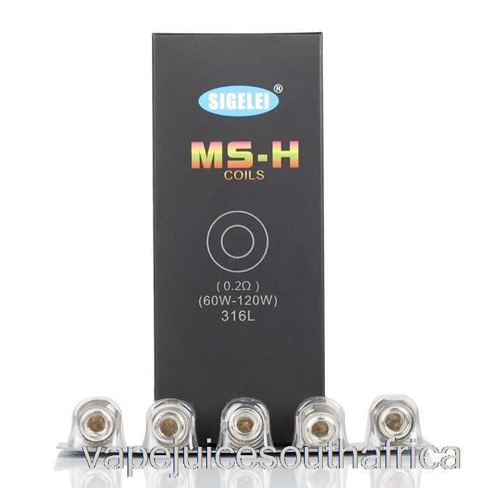 Vape Juice South Africa Sigelei Ms Replacement Coils 0.2Ohm Ms-H Coils